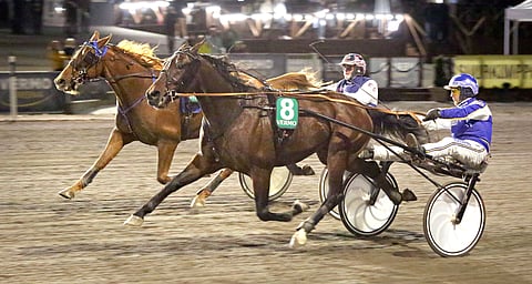 Sisäpuolen Mr Stahl piti Ferrari Borkin maaliin asti takanaan.