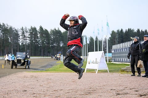 Olavi Nisonen laittoi voittajakehässä itsekin parastaan.