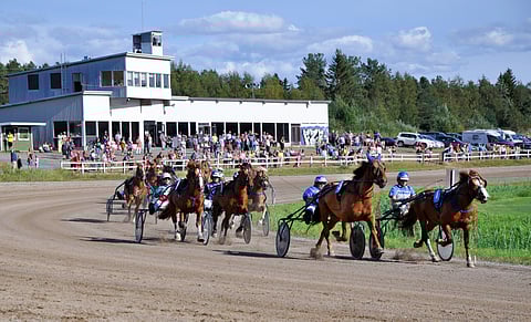 Hejmarin kesäradalla ravataan kahdet ravit vuodessa.