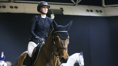 Aura Vasama ja Canto Bruno viiden tähden kisassa Amsterdamissa viime vuonna.