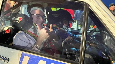 Loppu hyvin, kaikki hyvin. Miika Lähdeniemi selvisi vaaratilanteesta säikähdyksellä.