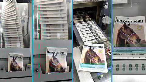 Hevosurheilu painettiin tänä tiistaina ensi kertaa Oulussa.