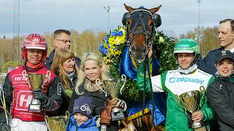 Over My Shoulderrin Tammaderbyn voittoa juhlittiin viime toukokuussa Vermossa.