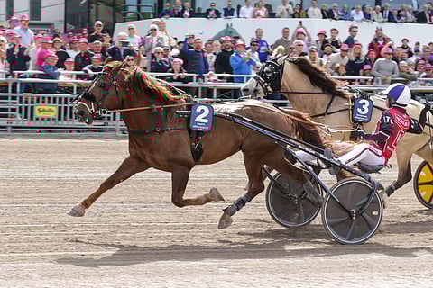 Evartti rattaillaan Santtu Raitala