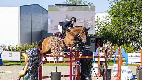 Aura Vasama ja Canto Bruno Drammenin nations cupissa viime vuonna.