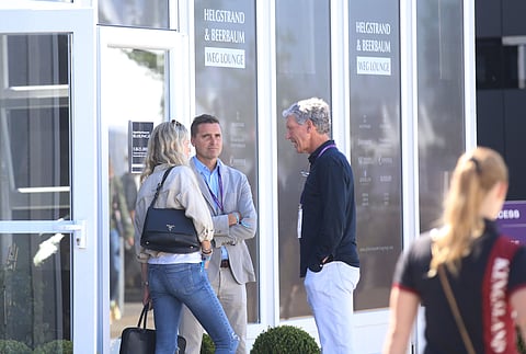 Andreas Helgstrand ja saksalainen yhtiökumppani Ludger Beerbaum.