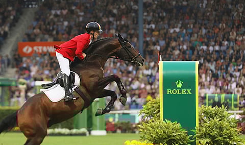 Marcus Ehning ja Stargold Aachenissa.