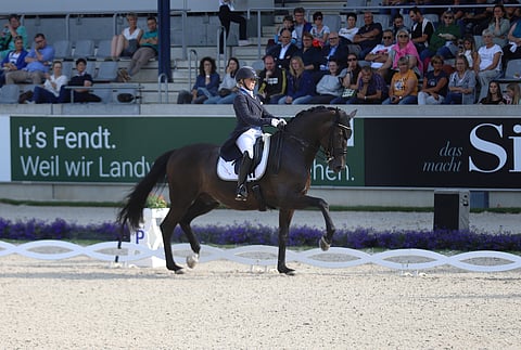 Emma Kanerva ja Mist of Titanium Aachenissa perjantaina.