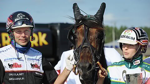 Mika Forss ja Annika Aalto olivat valmentaja Tapio Mäki-Tulokkaan ohella William Birdin kilpauran tärkeitä henkilöitä.