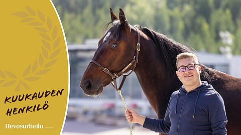 Toni Sarkama on Hevosurheilun elokuun Kuukauden henkilö.