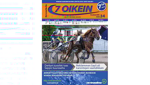 7 oikein -lehti ilmestyy torstaisin, Siinä julkaistaan kotimaan ravien käsiohjelmasivut torstaista seuraavaan keskiviikkoon. Lisäksi Ruotsin raveihin on käsiohjelmasivut päivän pääpeliin torstaista maanantaihin.