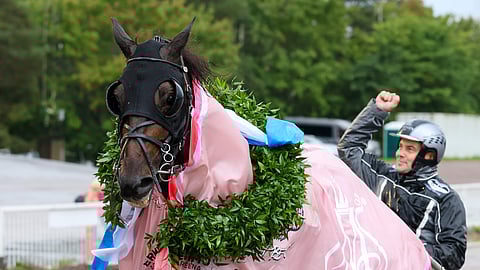 Jarno Kauhanen tuuletti Yolo Savoyn Suomen mestaruutta viime vuoden syyskuussa Vermossa.