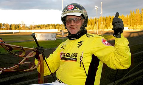 Öystein Tjomsland voitti viidennen kerran kylmäveristen Derbyn. Kuva: