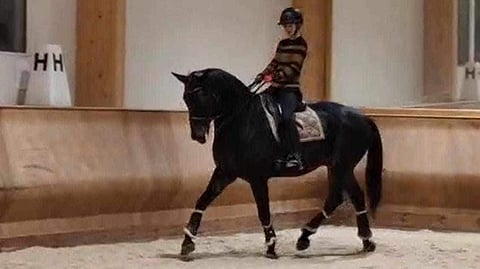 Milka Kovalainen sai osaavan opetusmestarin.