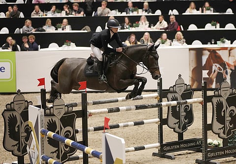 Eveliina Talvio hyppäsi Oslossa kahta tähteä, mutta hyppää kolme tähteä ylöspäin Helsingissä.