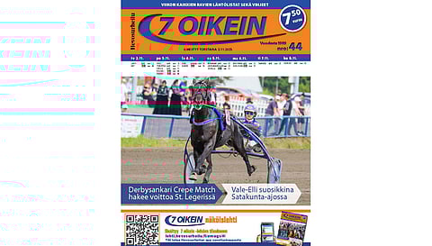 7 oikein -lehti ilmestyy torstaisin, Siinä julkaistaan kotimaan ravien käsiohjelmasivut torstaista seuraavaan keskiviikkoon. Lisäksi Ruotsin raveihin on käsiohjelmasivut päivän pääpeliin torstaista maanantaihin.