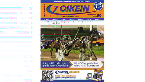 7 oikein -lehti ilmestyy torstaisin, Siinä julkaistaan kotimaan ravien käsiohjelmasivut torstaista seuraavaan keskiviikkoon. Lisäksi Ruotsin raveihin on käsiohjelmasivut päivän pääpeliin torstaista maanantaihin.