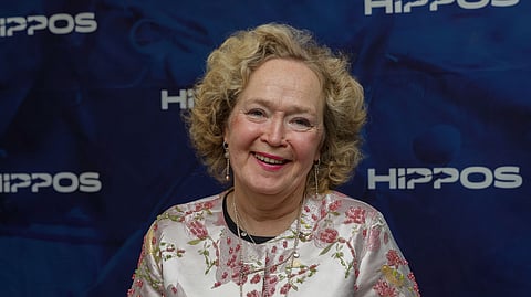 Ravigaalassa yhtenä palkitsijoista toiminut Jaana Husu-Kallio toivoo, että suomalaiset raviurheilijat osaisivat iloita onnistumisen hetkellä avoimesti ja enemmän.