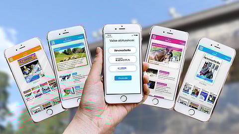 Uudesta sovelluksesta voi valita mieleisensä aloitussivun ja lukea näköislehtiä.