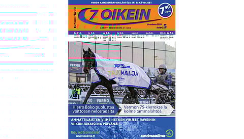 7 oikein -lehti ilmestyy normaalisti torstaisin. Siinä julkaistaan kotimaan ravien käsiohjelmasivut torstaista seuraavaan keskiviikkoon. Lisäksi Ruotsin raveihin on käsiohjelmasivut päivän pääpeliin torstaista maanantaihin.