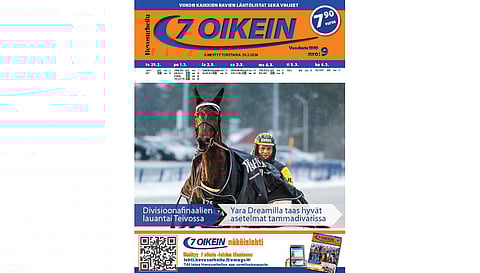 7 oikein -lehti ilmestyy torstaisin. Siinä julkaistaan kotimaan ravien käsiohjelmasivut torstaista seuraavaan keskiviikkoon. Lisäksi Ruotsin raveihin on käsiohjelmasivut päivän pääpeliin torstaista maanantaihin, ja näköislehdessä linkit tulostettaviin käsiohjelmasivuihin tiistain ja keskiviikon pääpeliin.