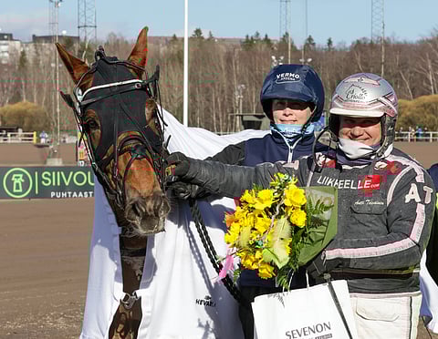 Leijan Liito onnistui Vermossa 30.3. Antti Teivaisen ohjastamana.