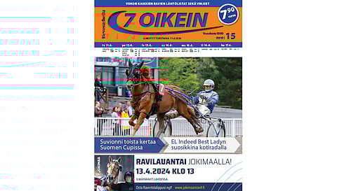 7 oikein -lehti ilmestyy torstaisin. Siinä julkaistaan kotimaan ravien käsiohjelmasivut torstaista seuraavaan keskiviikkoon. Lisäksi Ruotsin raveihin on käsiohjelmasivut päivän pääpeliin torstaista maanantaihin, ja näköislehdessä linkit tulostettaviin käsiohjelmasivuihin tiistain ja keskiviikon pääpeliin.