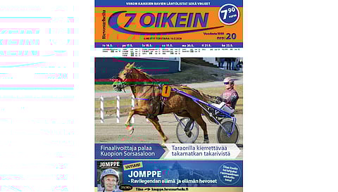 7 oikein -lehti ilmestyy torstaisin. Siinä julkaistaan kotimaan ravien käsiohjelmasivut torstaista seuraavaan keskiviikkoon. Lisäksi Ruotsin raveihin on käsiohjelmasivut päivän pääpeliin torstaista maanantaihin, ja näköislehdessä linkit tulostettaviin käsiohjelmasivuihin tiistain ja keskiviikon pääpeliin.