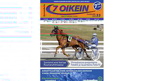7 oikein -lehti ilmestyy torstaisin. Siinä julkaistaan kotimaan ravien käsiohjelmasivut torstaista seuraavaan keskiviikkoon. Lisäksi Ruotsin raveihin on käsiohjelmasivut päivän pääpeliin torstaista maanantaihin, ja näköislehdessä linkit tulostettaviin käsiohjelmasivuihin tiistain ja keskiviikon pääpeliin.