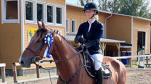 Sonja Mäkelä ja Celtas Quen.