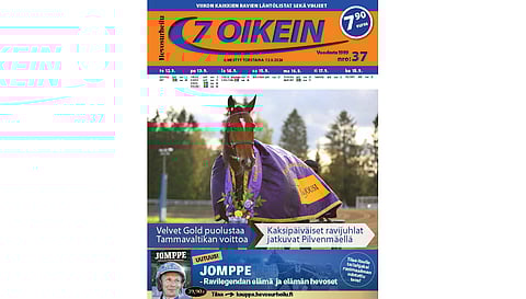 7 oikein -lehti ilmestyy torstaisin. Siinä julkaistaan kotimaan ravien käsiohjelmasivut torstaista seuraavaan keskiviikkoon. Lisäksi Ruotsin raveihin on käsiohjelmasivut päivän pääpeliin torstaista maanantaihin, ja näköislehdessä linkit tulostettaviin käsiohjelmasivuihin tiistain ja keskiviikon pääpeliin.