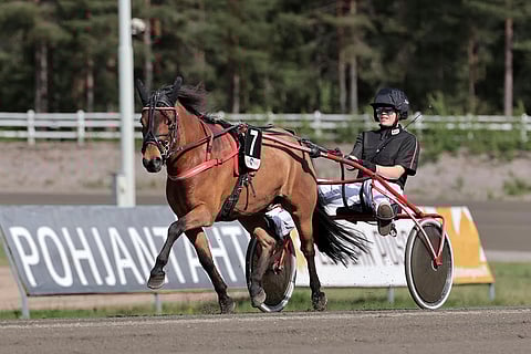 Iida Vironen ja Hillshead’s Lightning.