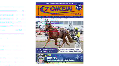 7 oikein -lehti ilmestyy torstaisin. Siinä julkaistaan kotimaan ravien käsiohjelmasivut torstaista seuraavaan keskiviikkoon. Lisäksi Ruotsin raveihin on käsiohjelmasivut päivän pääpeliin torstaista maanantaihin, ja näköislehdessä linkit tulostettaviin käsiohjelmasivuihin tiistain ja keskiviikon pääpeliin.