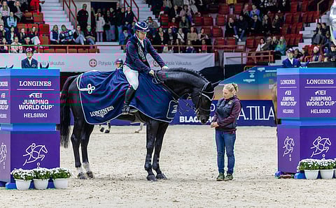 Robert Whitaker voitti maailmancupin Länsi-Euroopan liigan Helsingin osakilpailun.