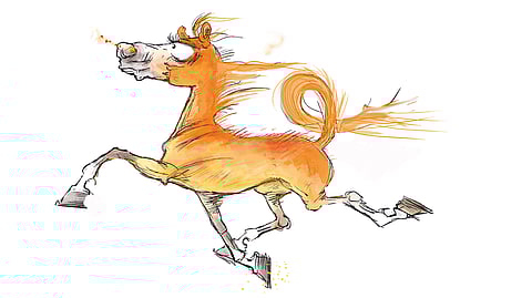 Apua! Punainen tamma!