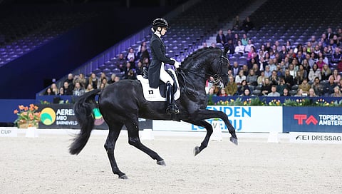 Charlotte Fry ja Glamourdale Amsterdamin kisoissa 2025.