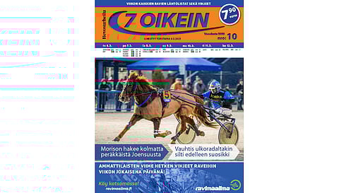 7 oikein -lehdessä julkaistaan kotimaan ravien käsiohjelmasivut vihjeineen ja tallikommentteineen torstaista keskiviikkoon ja Ruotsin pääpelin kohdelähtöjen käsiohjelmasivut torstaista maanantaihin, kun ilmoittaumispäivät ovat normaalit. Tiistain ja keskiviikon Ruotsin pääpelien käsiohjelmasivut A4-koossa ovat ladattavissa verkosta, linkki näköislehdessä.