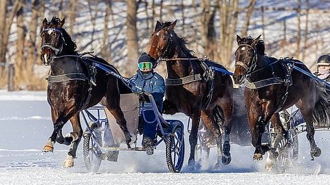 Hannu-Pekka Korpi 3-vuotiaita treenilenkillä