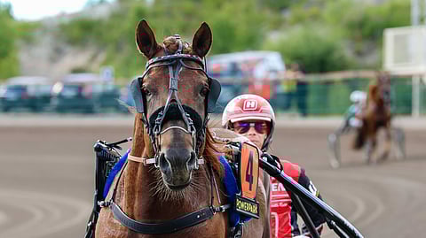 Evartti rattaillaan Santtu Raitala