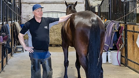 Juha Utala on lyönyt eräänkin hevosen kenkään.