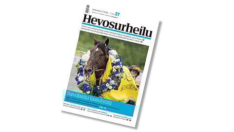 Kannen kuvassa Suur-Hollola-ajon järkähtämätön sankari Massimo Hoist.