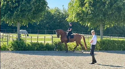 Anni Plith ja Zalando Daniel Bachmannin opissa.