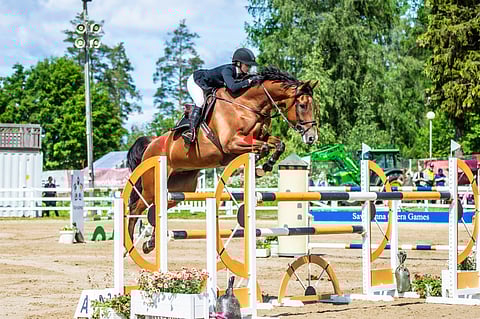 Sonja Mäkelä ja Celtas Quen.