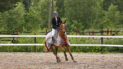 Emma Taarin voittokierros Ypäjällä.