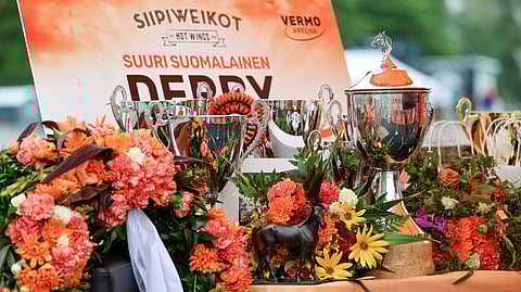 Suuri Suomalainen Derby palkintopöytä