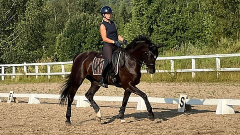 Sonja Lesch ja KOM Snowwhite.