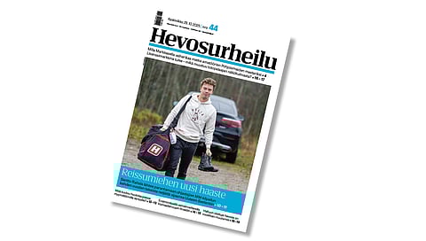 Hevosurheilun kannessa on 310 voittoa tällä kaudella ajanut Suomen ajajaliigaa johtava Santtu Raitala.