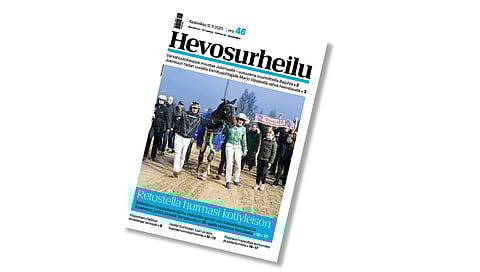 Viikon 46 lehden kannessa komeilee Seinäjoella ihastuttanut Retostella.