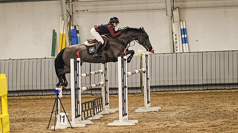 Aida Hämäläinen ja Hurby voittivat viime syksynä junioreiden hallimestaruuden.