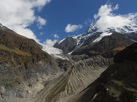 Pindari glacier, Uttarakhand, India. Photo: Yann Forget / Wikimedia Commons